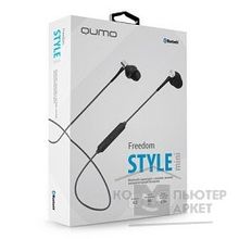 Qumo Freedom Style Mini BT-0011 , темно серый, затычки, Bluetooth 4.2, 80 мА-ч, до 4х часов в режиме разговора 21779