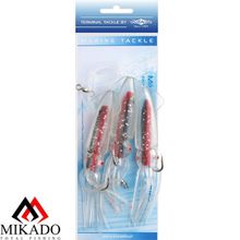 Морская оснастка Mikado SQUID RIG 12 см, крючок № 6 0  ( 3шт.)