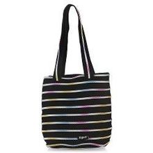 Zipit Сумка Premium Tote Beach Bag - Black with Rainbow Teeth (ZBN-8)