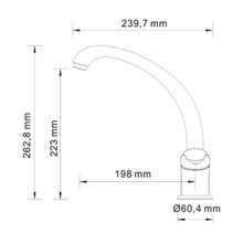 WasserKRAFT Смеситель для кухни Rossel 2807