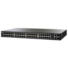 Коммутатор 48-портовый gig poe with 4-port 10-gig stackable managed switch (cisco) sg500x-48p-k9-g5