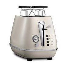 тостер DeLonghi CTI 2103.W, два отделения, 900 Вт