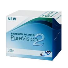 Контактные линзы ежемесячной замены Pure Vision 2 (6 линз)