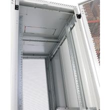 Шкаф серверный напольный 45U (600x1000) дверь перфорированная 2 шт.