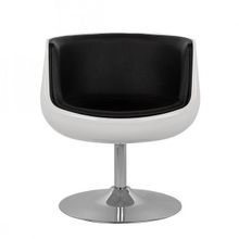 Барное кресло Cup Cognac А340-1 белое с черным