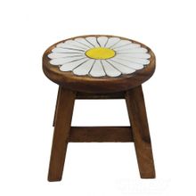 ОЛИМАР Табурет детский с ромашкой h 25см