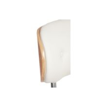 Tetchair Кресло CRAFT, натуральный, кож зам белый