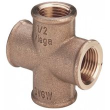 Крестовина Viega 1", бронза