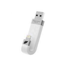 lib000ww256r6 (Флэш-драйв leef ibridge, 256 Гб, otg, usb 2.0 & apple lightning, белый)
