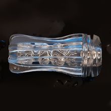 Прозрачный рельефный мастурбатор A-Loving со спиралевидным рельефом (235052)