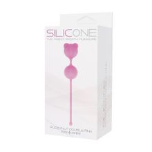 Розовые вагинальные шарики PUSSYNUT DOUBLE SILICONE (54886)