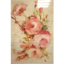 Керамическая плитка Paradyz Coraline Rose 3 из 3 шт панно 60х90