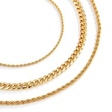 Многослойное колье под золото (арт. 82991-2)