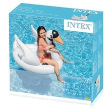 Плот надувной Intex 57557NP Swan Ride-On (130х102х99см) 3+