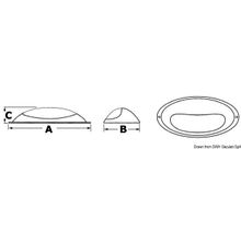 Osculati Labcraft Opal fluorescent light 9 W 12 V, 13.196.12