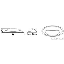Osculati Labcraft Opal fluorescent light 9 W 12 V, 13.196.12