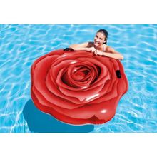 Плавательный матрас надувной Intex 58783 Алая Роза (137х132 см)