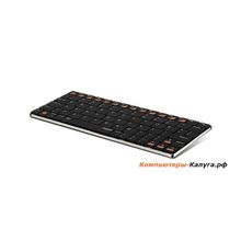 Клавиатура RAPOO E6300 черная сверхтонкая беспроводная Bluetoth 3.0  для iPad с основой из нержавеющей стали