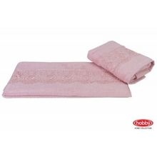 Махровое полотенце 50x90 "SIDELYA", розовый, 100% Хлопок