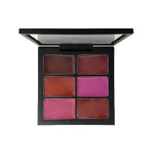 Палетка помад для губ 6 оттенков Makeover Paris Pro Lip Palette The Plums