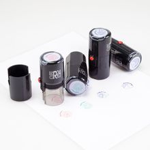 Комплект автоматических печатей для школы «Солнышки», 4 печати д 24 мм, Тип-3