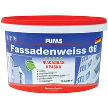 Пуфас Fassadenweiss ФВ 10 л белая