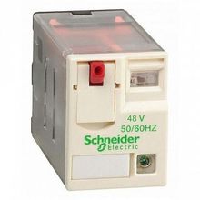 Реле 4 CO светодиод 48В переменного тока | код. RXM4AB2E7 | Schneider Electric