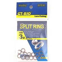 Заводные кольца Split Ring FDR-X5, №5, 45кг, 10шт. GT-BIO