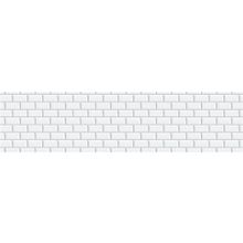Стеновая панель (фартук) Белые классическая плитка