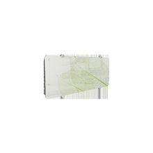  Дизайн-радиатор Lully коллекция "Листья" lum-01 glass (цвет зеленый) боковое подключение