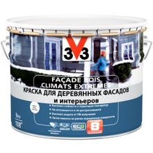 V33 Facade Bois Climats Extremes 9 л белая