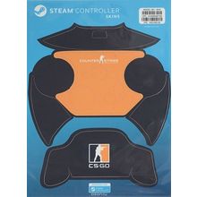 Комплект накладок CSGO Blue Orange для Steam Controller