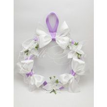 Свадебный венок на дверь Gilliann Orchidea in Violet VEN002
