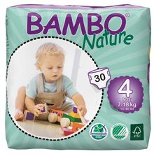 Подгузники Bambo Nature Max 7-18 кг (30 шт)