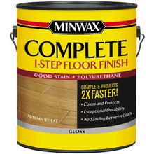 Minwax Complete 1 Step Floor Finish 3.785 л глянцевое осенняя пшеница