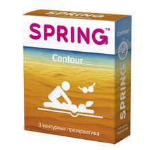 Контурные презервативы SPRING CONTOUR - 3 шт. (52955)