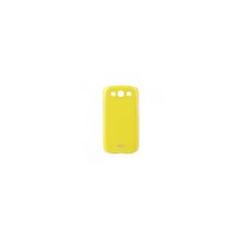 чехол силиконовый Samsung Galaxy i9300 S3 III, Yellow , светящийся в темноте