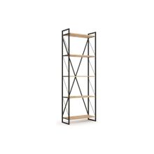 Модули Олмеко Стеллаж Скарлетт 940 Дуб Сонома Черный