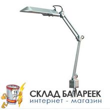 Светильник Camelion KD-017C серебро (на струбцине)