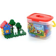 Конструктор Луна-парк 1 (118 элементов) (в ведёрке)