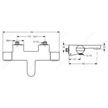 Ideal Standard Смеситель Ceratherm 200 new A4630AA