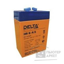 Delta HR 6-4.5 4.5 А ч, 6В свинцово- кислотный аккумулятор