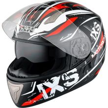 IXS (Швейцария) Шлем IXS HX-1000 STRIKE чёрно-бело-красный