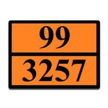 Оранжевая табличка опасный груз 99-3257 (битум)