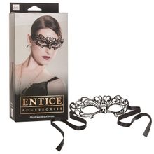 California Exotic Novelties Маска из никеля с имитацией кристаллов  Entice Mystique Mask (черный)