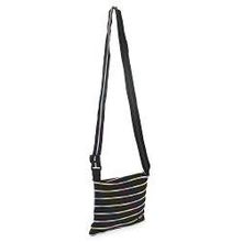 Zipit Сумка Medium Shoulder Bag - Black with Rainbow Teeth (ZBD-8)