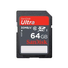 Карта Памяти SD 64GB SanDisk Ultra SDXC Class 10 30MB s