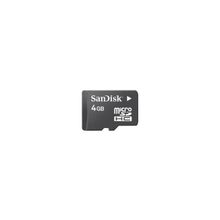 SanDisk microsdhc (sdsdqm-004g-b35a) 4gb +adapter class4