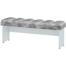 Модули Семья Мебелони Мемори Пуф ПФ-01 белый велюр