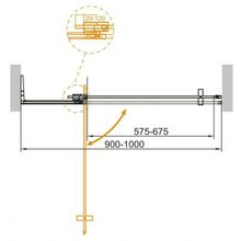 Душевая дверь в нишу CEZARES SLIDER-B-1 SLIDER-B-1-90 100-C-Cr